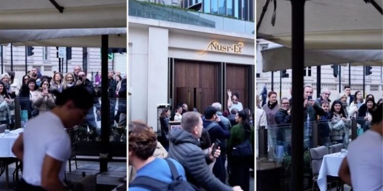 مطعم نصرت في لندن يجذب الحشود كالمغناطيس!