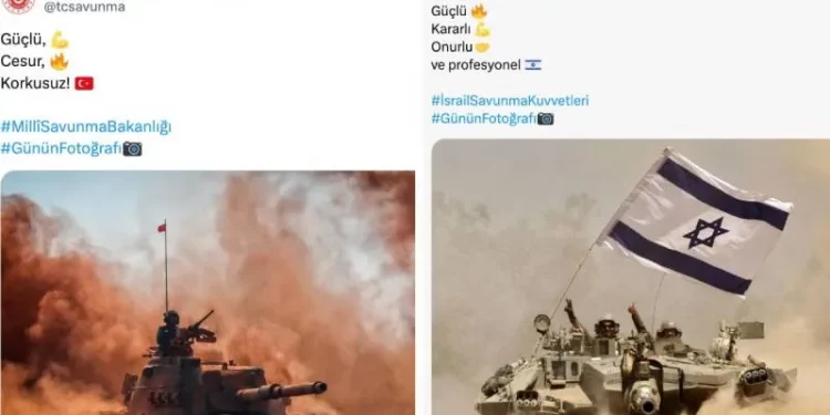 الجيش الإسرائيلي يقلد منشورا للجيش التركي!