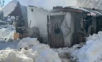 تركيا.. مسنة تتجمد في حديقة منزلها!