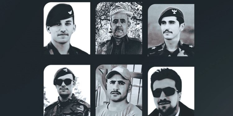 مقتل 5 من البيشمركة وإصابة 19 بغارات صاروخية على أربيل