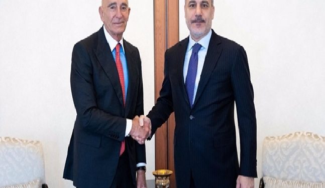 وزير الخارجية التركي يلتقي السفير الأمريكي