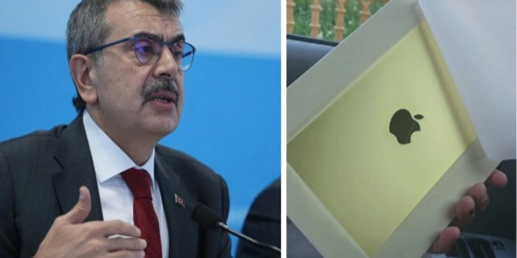 وزير التعليم التركي يوزع أجهزة “آيباد” هدايا على الصحفيين في أرزروم