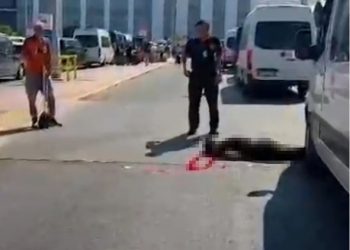 فيديو.. جريمة قتل تهز مطار أنطاليا التركي