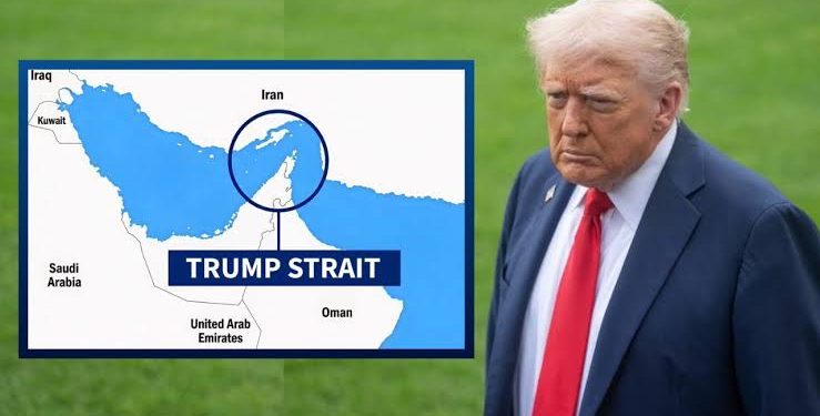“مضيق ترامب”.. خريطة جديدة للرئيس الأمريكي تثير الجدل