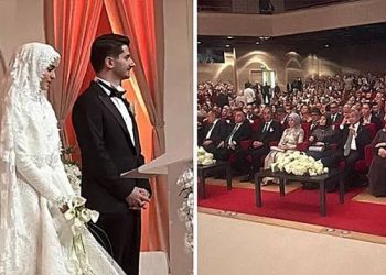 أردوغان أبرز الغائبين وتوتر بين كبار المعارضة.. من حضر زفاف نجل داوود أوغلو؟