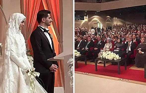 أردوغان أبرز الغائبين وتوتر بين كبار المعارضة.. من حضر زفاف نجل داوود أوغلو؟