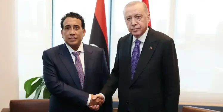 أردوغان يلتقي المنفي في نيويورك ويناقشان الوضع السياسي الليبي