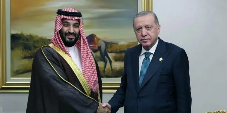 أردوغان يجري اتصالا هاتفيا مع ولي العهد السعودي