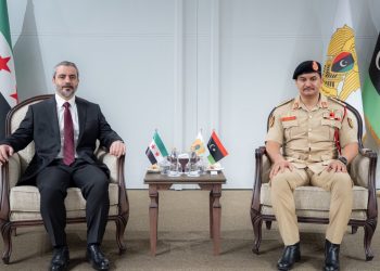 وزير الخارجية السوري يلتقي صدام حفتر