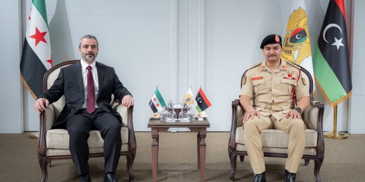 وزير الخارجية السوري يلتقي صدام حفتر